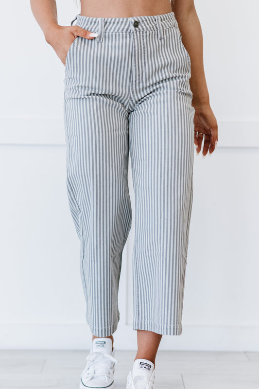 Emerson Pinstripe Kancan Jeans